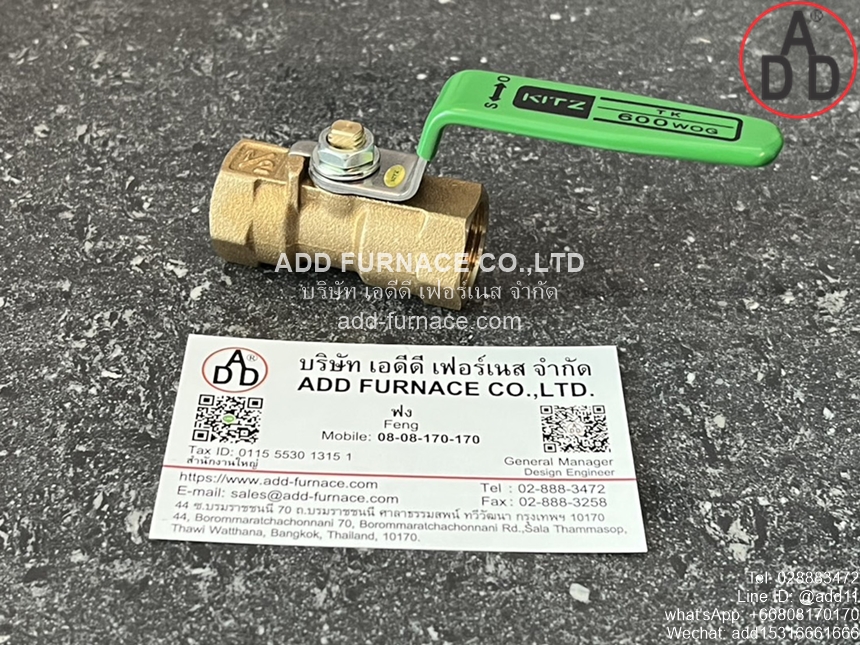 KITZ Ball Valve TK 600WOG 1/2 (1)